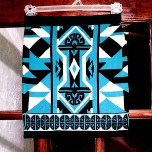 Geometric Mini Skirt